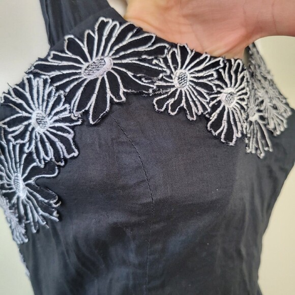 Anthropologie Odille Archival Collection: Daisy Dress Cotton Size 10 tulle skirt - Picture 3 of 16